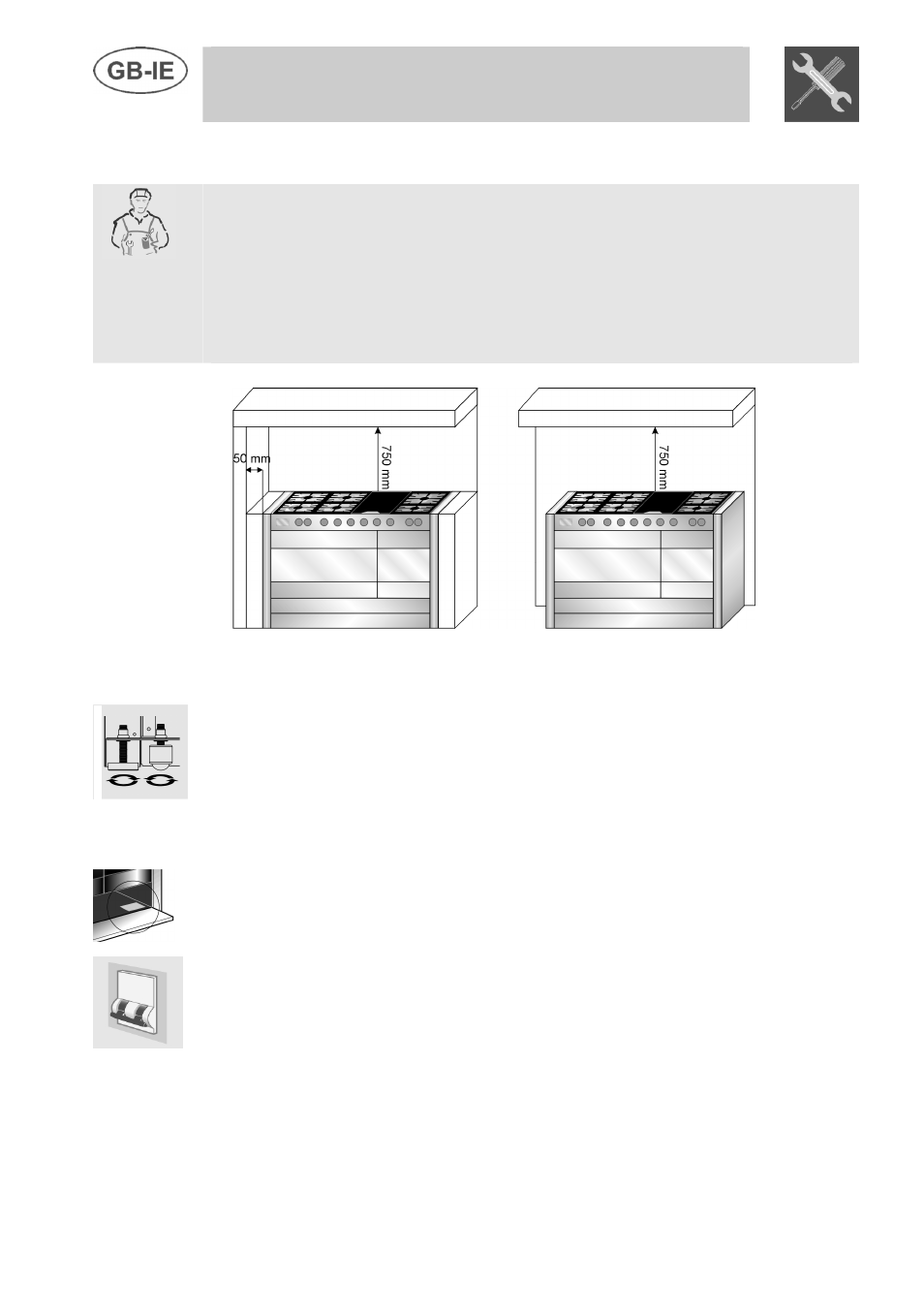 Instructions for the installer, Installation of the appliance | Smeg A3 User Manual | Page 4 / 35