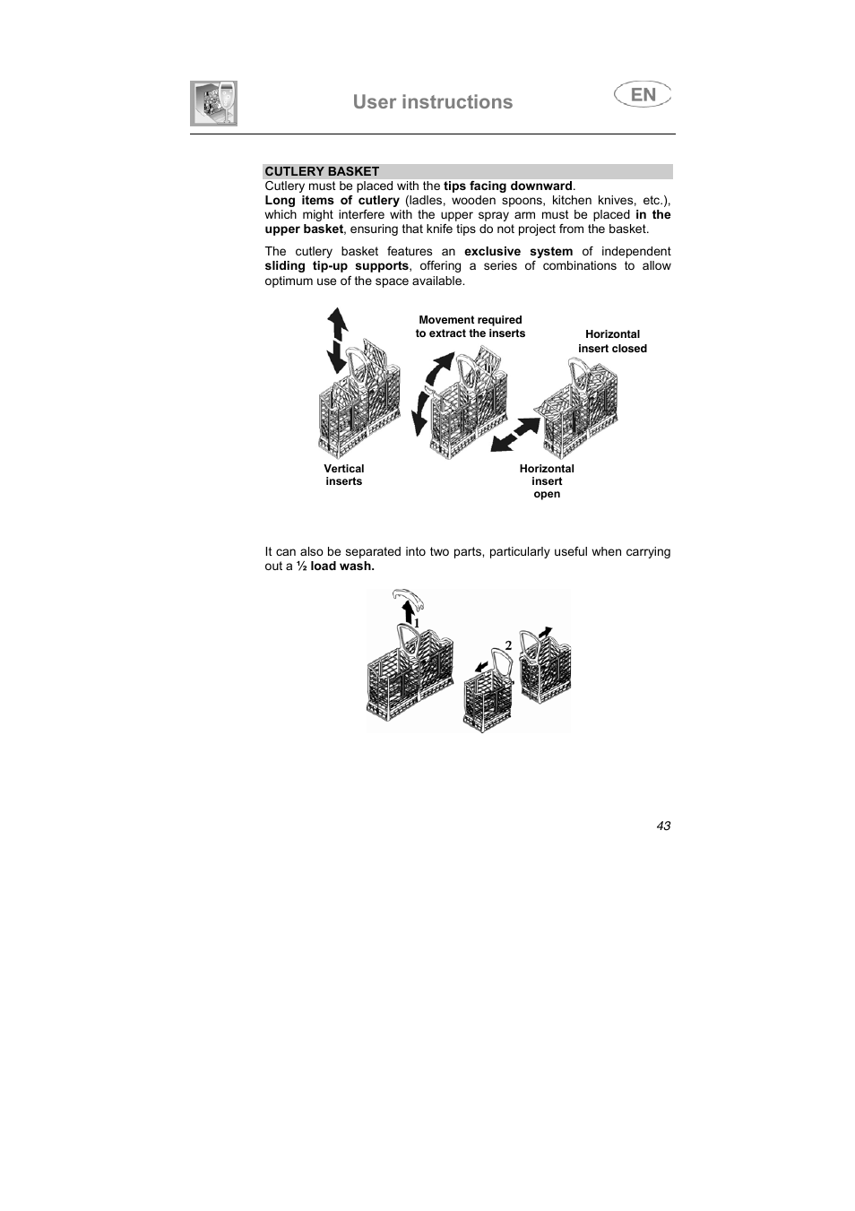 User instructions | Smeg BLV1VE User Manual | Page 31 / 37