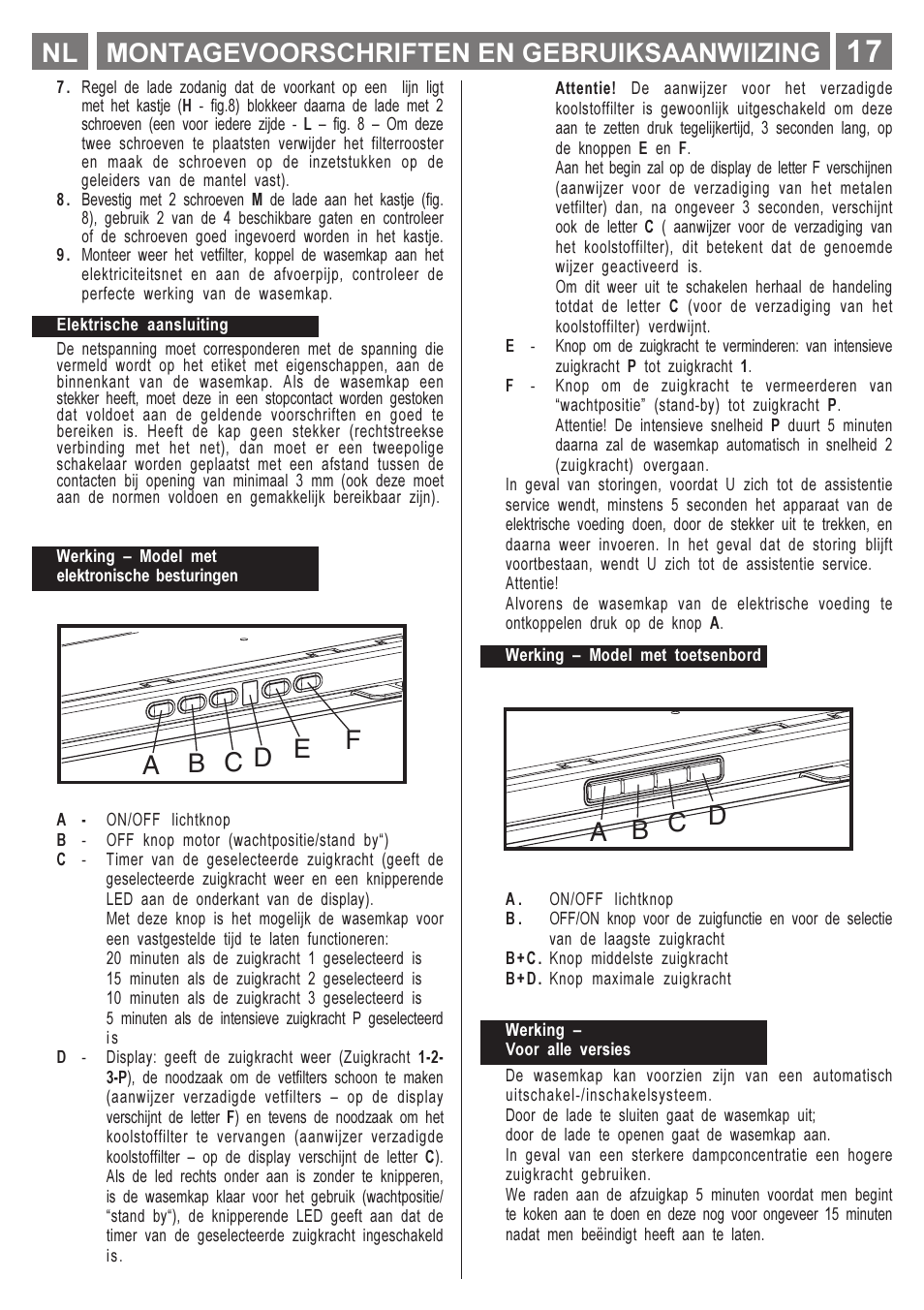 Smeg KSET650X User Manual | Page 17 / 44