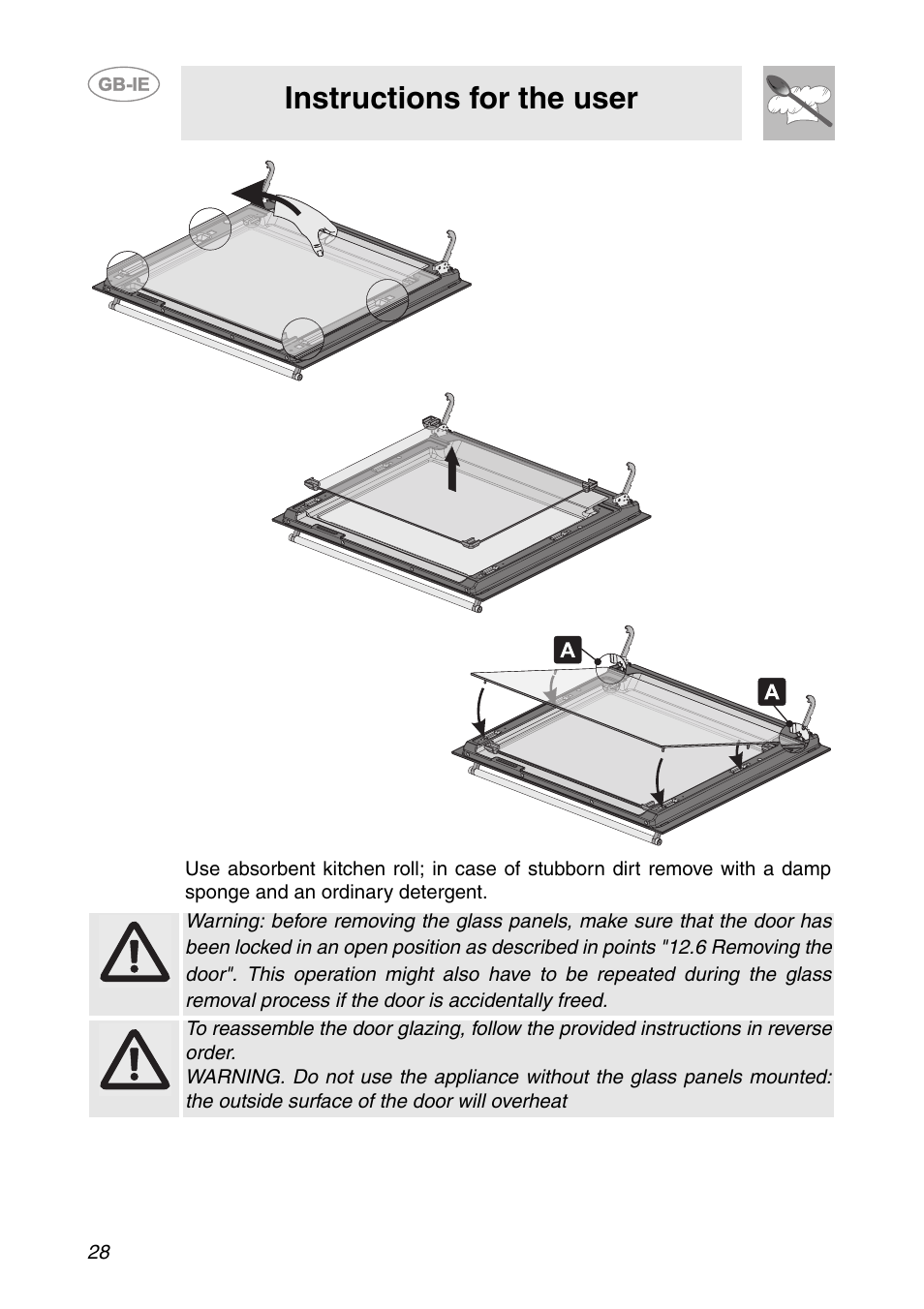 Instructions for the user | Smeg SC041MFX User Manual | Page 26 / 31