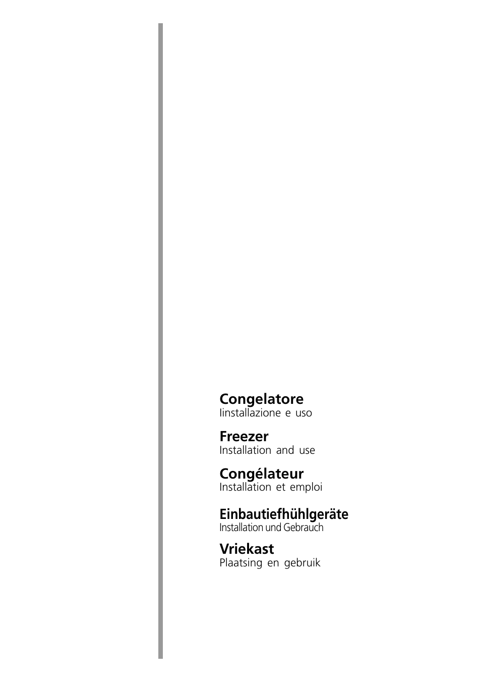 Smeg VR120NE User Manual | 10 pages