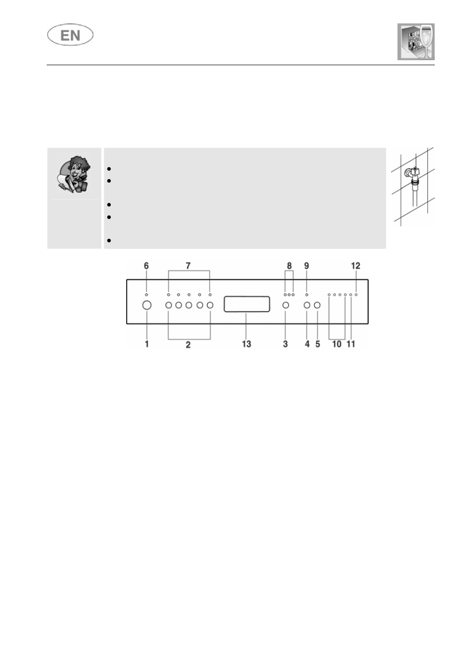 2 washing programs, User instructions | Smeg LSP1449B User Manual | Page 13 / 40