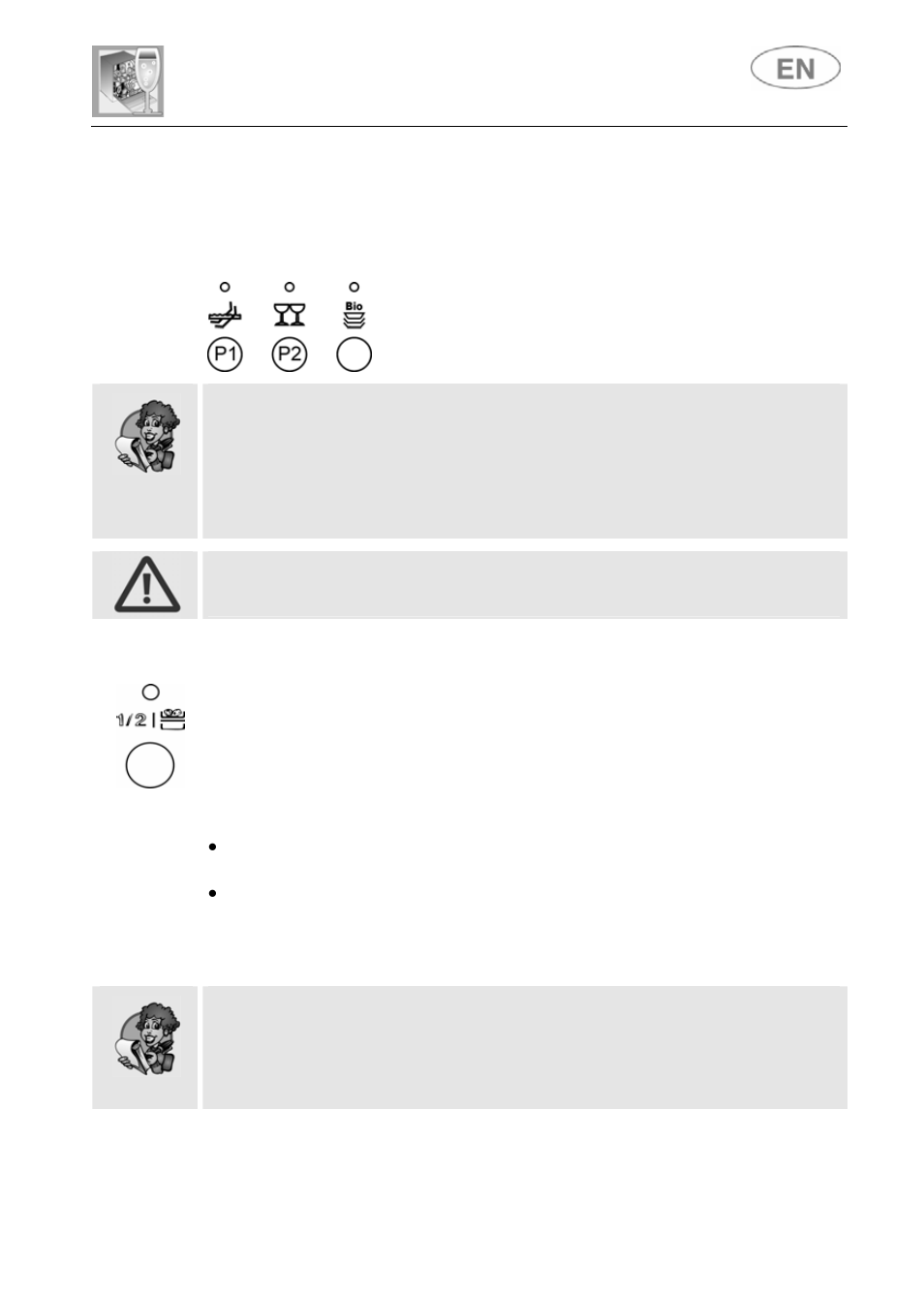 User instructions | Smeg LSP1449B User Manual | Page 16 / 40