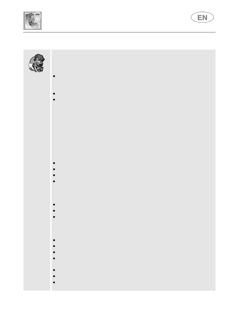 User instructions | Smeg LSP1449B User Manual | Page 36 / 40