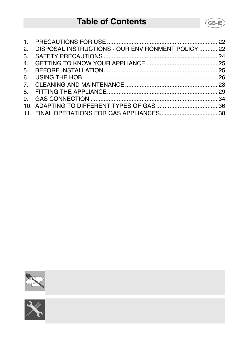 Smeg GD100XG User Manual | 18 pages