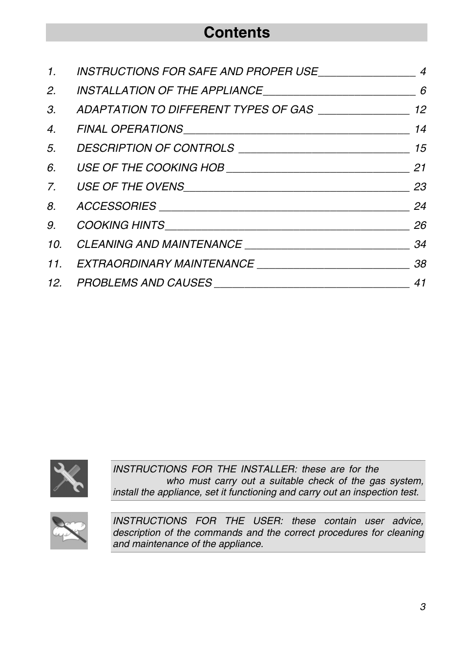 Smeg A3SX User Manual | 40 pages