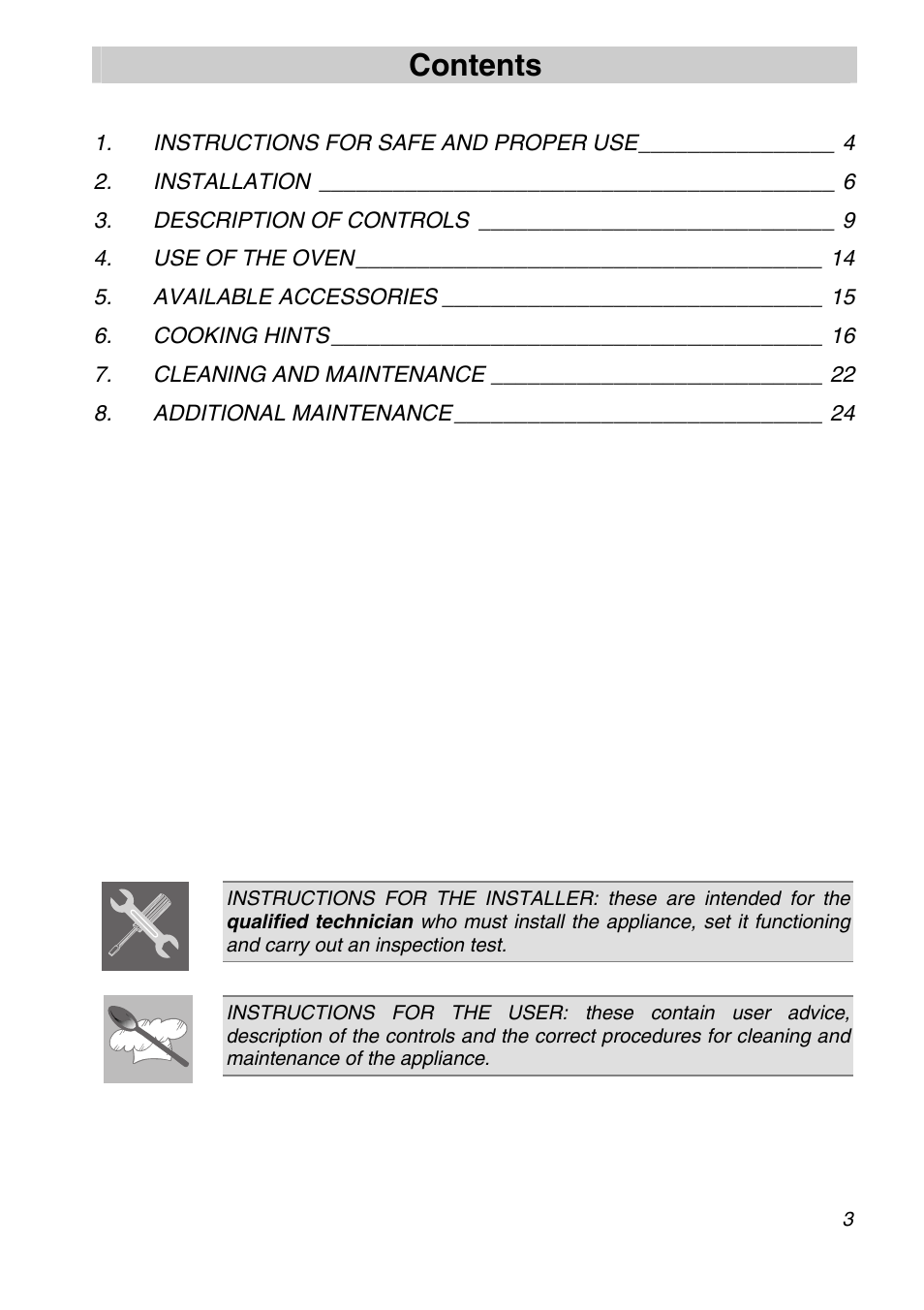 Smeg SA250X-5 User Manual | 24 pages