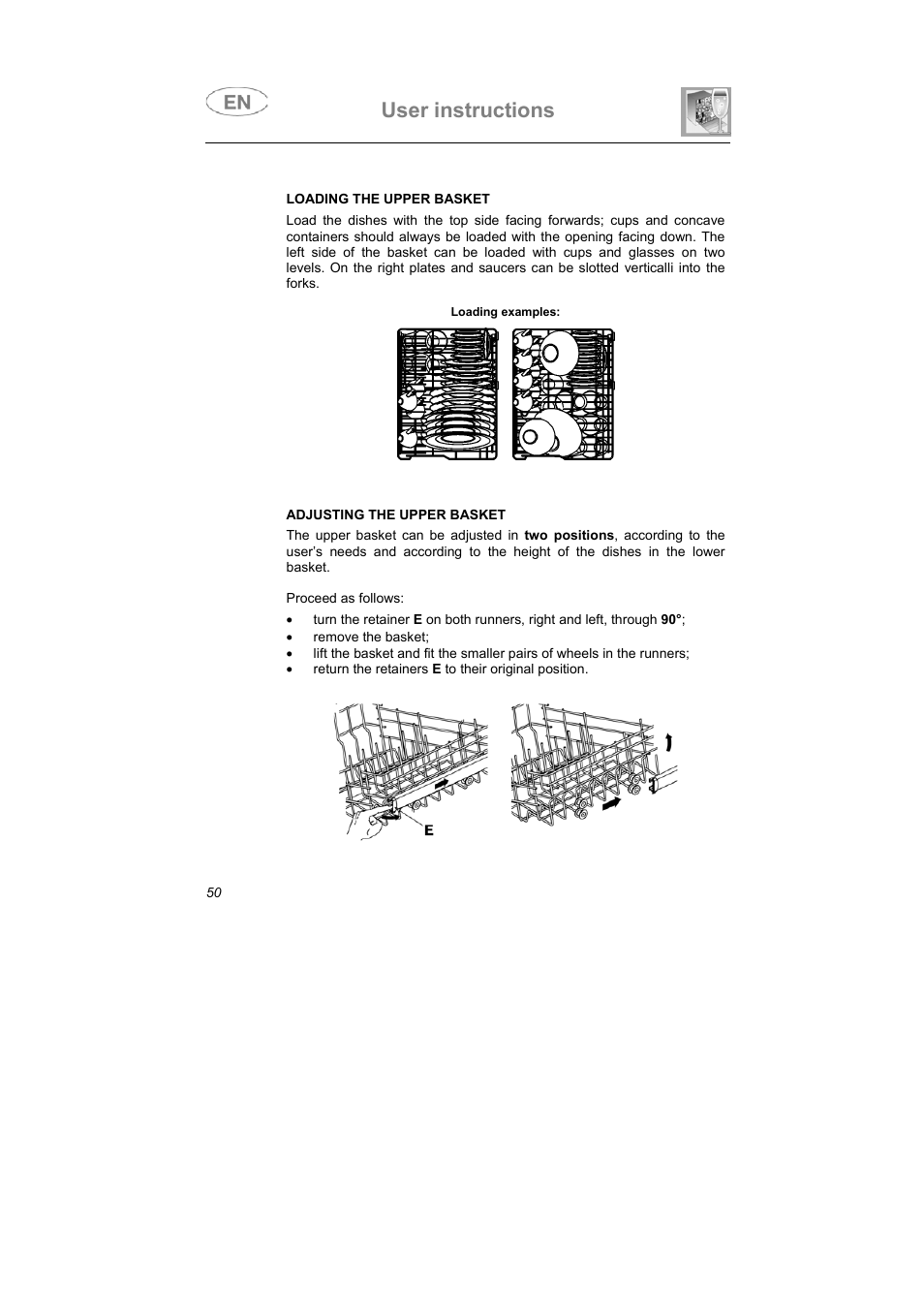 User instructions | Smeg KAB45-1 User Manual | Page 23 / 29