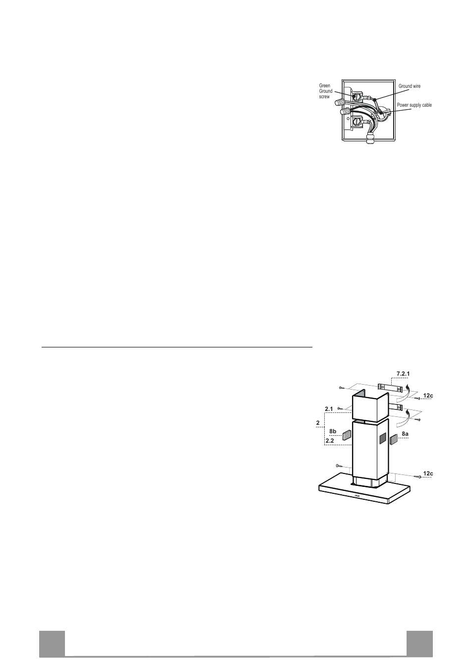 En 1 10, Chimney assembly | Smeg KSM24XU User Manual | Page 10 / 13