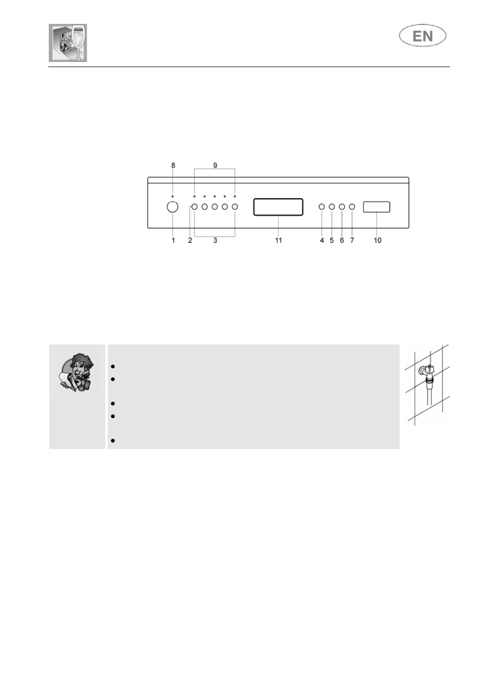 3 washing programs, User instructions | Smeg LSA643XPQ User Manual | Page 12 / 38