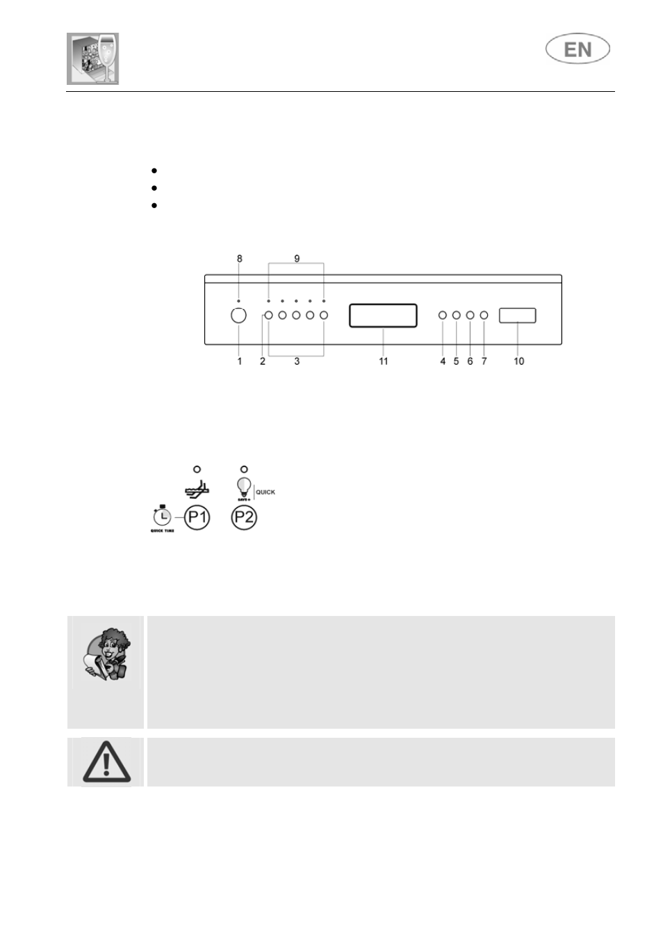 User instructions | Smeg LSA643XPQ User Manual | Page 14 / 38