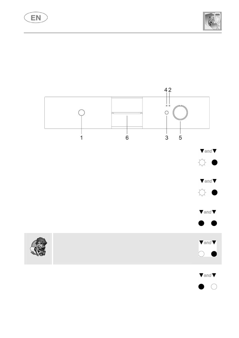 User instructions | Smeg KLS55B User Manual | Page 13 / 32