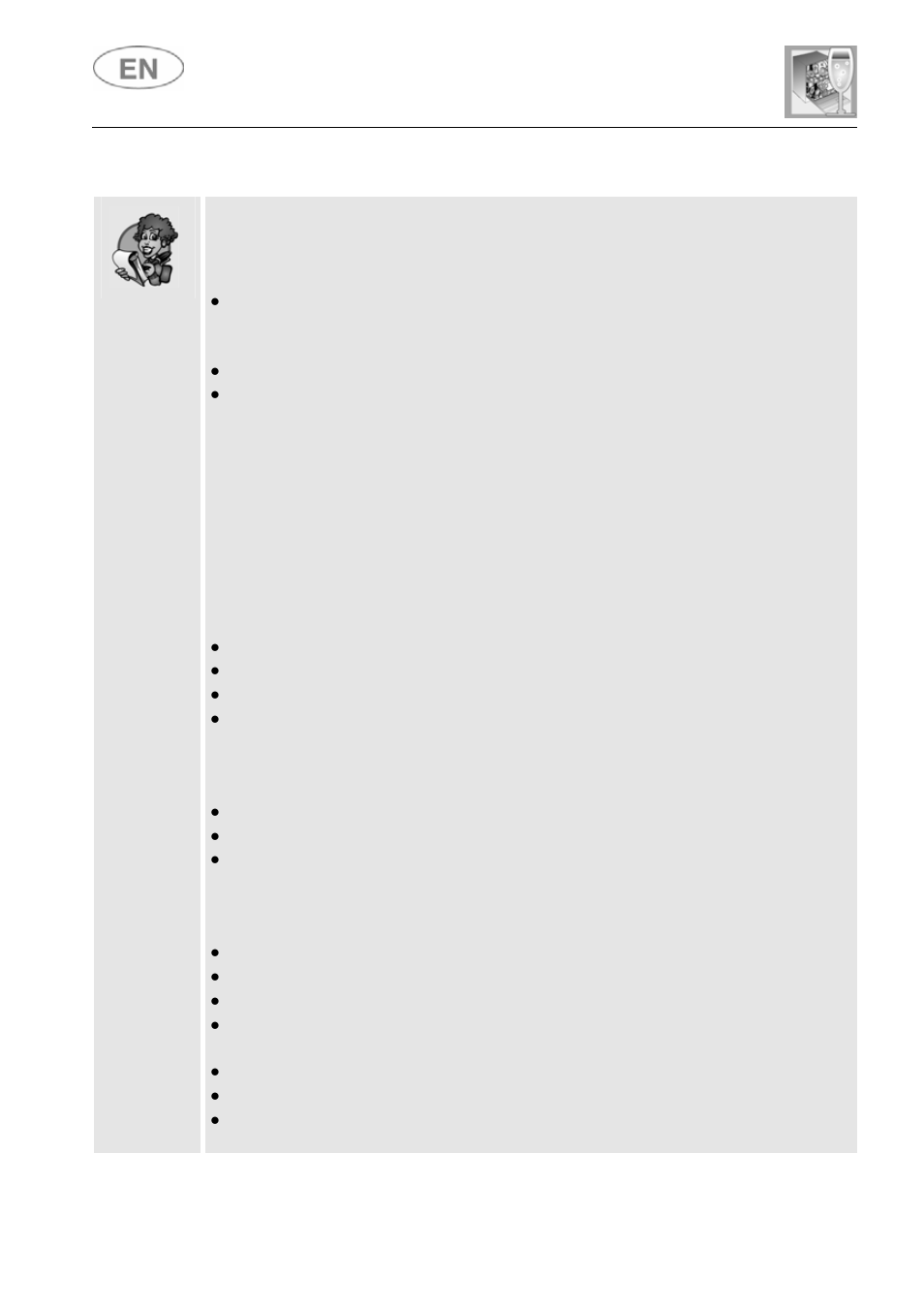 User instructions | Smeg KLS55B User Manual | Page 29 / 32