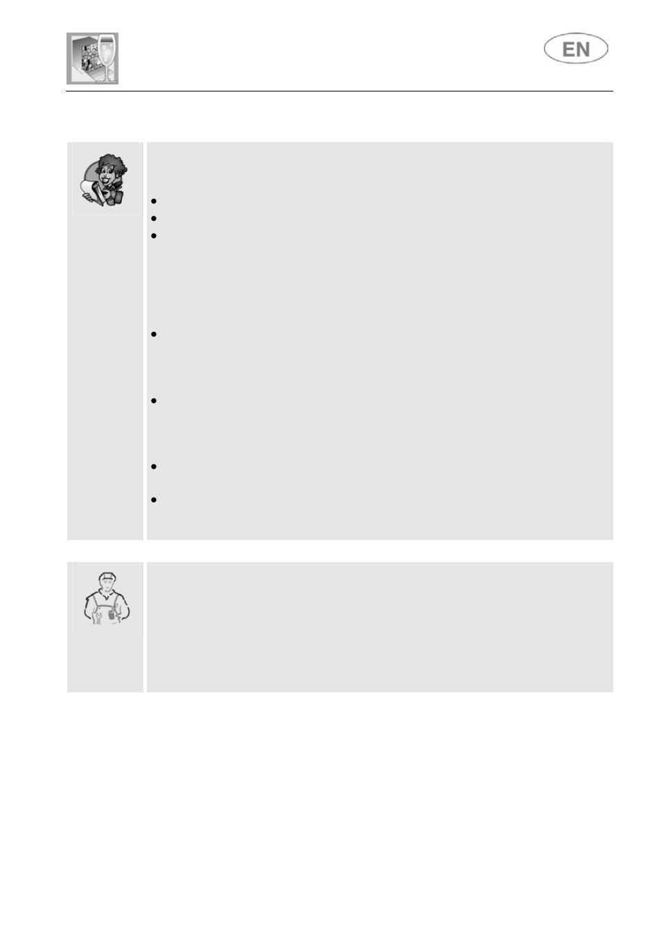 User instructions | Smeg KLS55B User Manual | Page 30 / 32