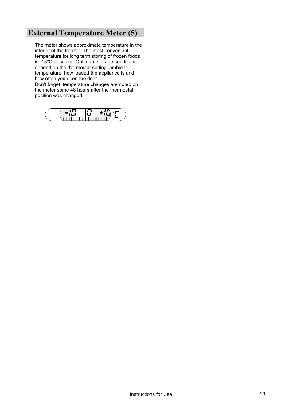 External temperature meter (5) | Smeg CV24A User Manual | Page 7 / 13