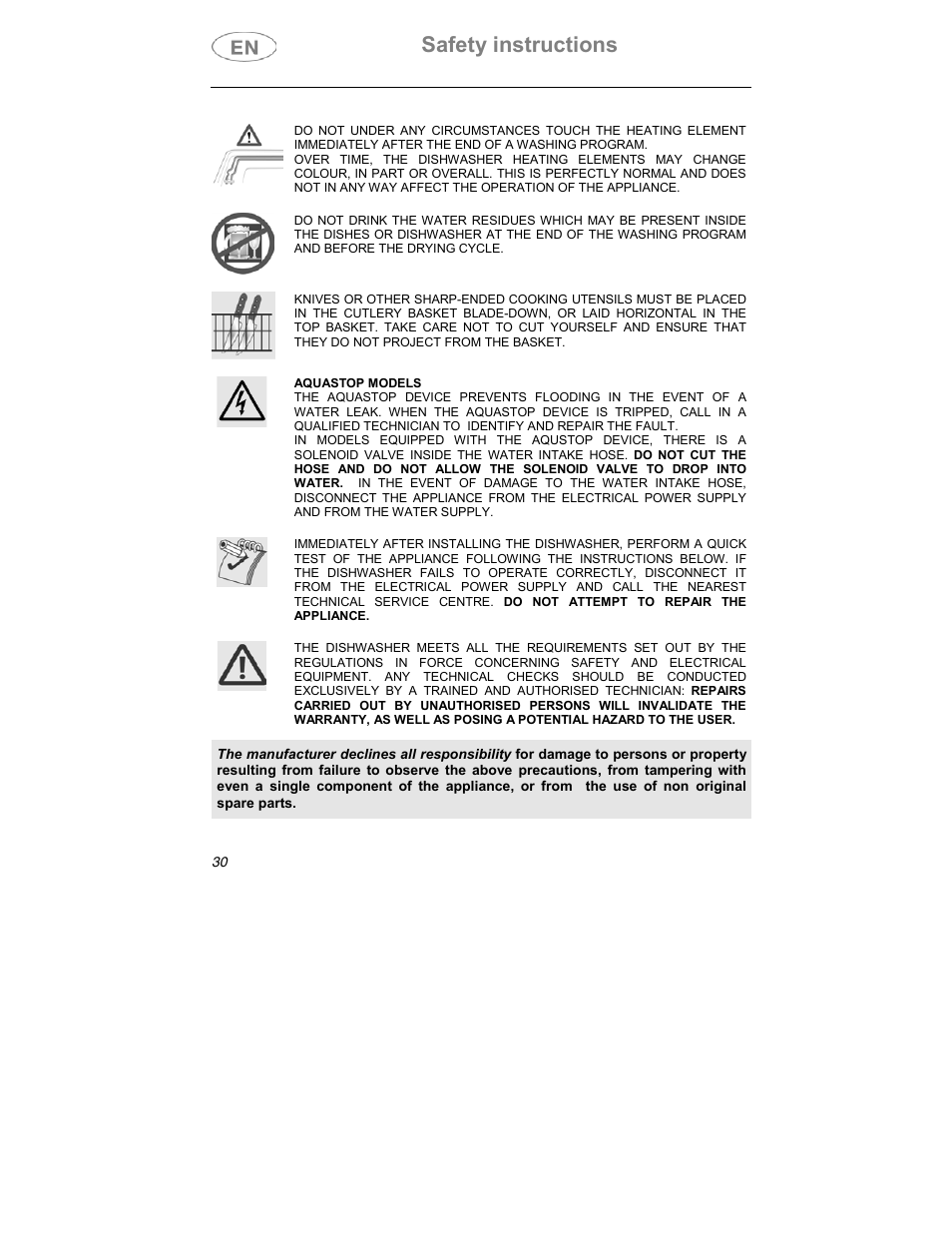 Safety instructions | Smeg CA01-3 User Manual | Page 13 / 34