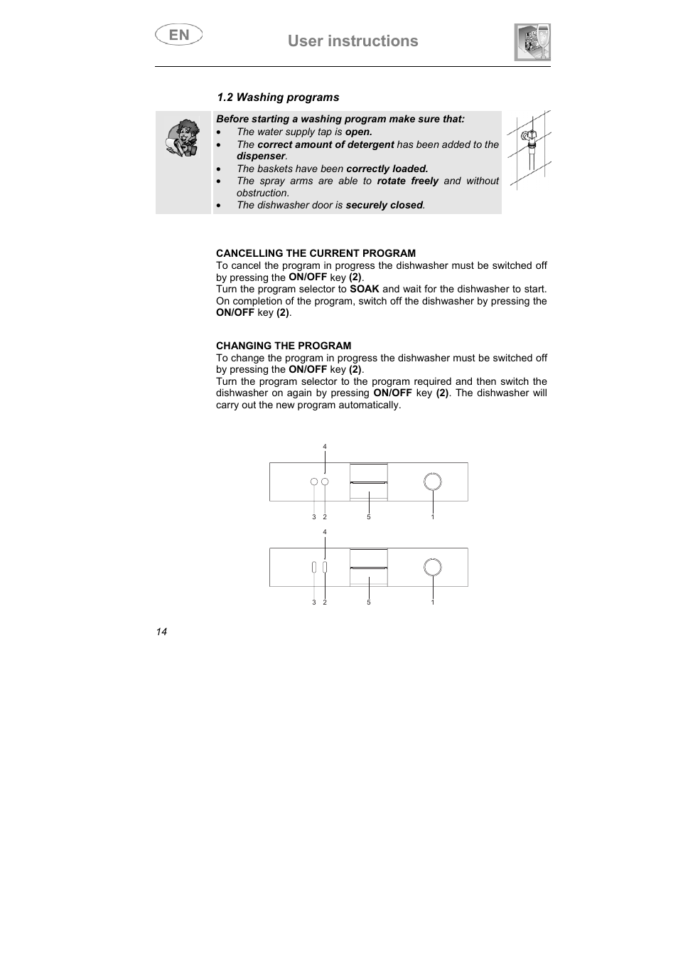 User instructions | Smeg CA01-3 User Manual | Page 5 / 34