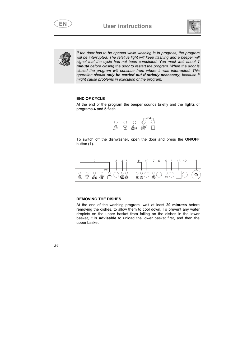 User instructions | Smeg STX1-5 User Manual | Page 11 / 39