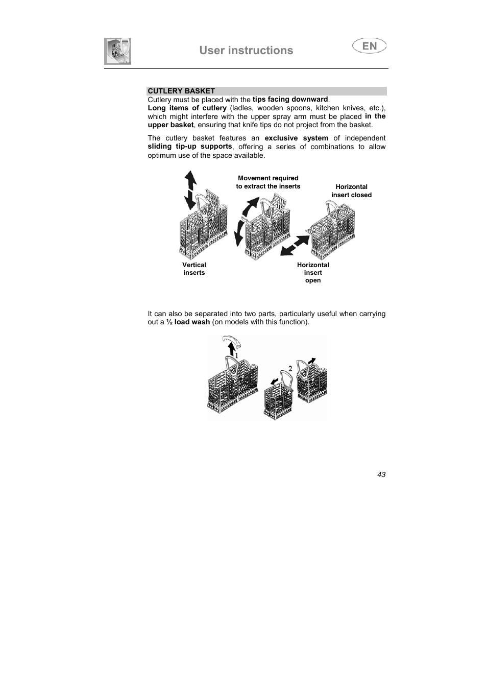 User instructions | Smeg STX1-5 User Manual | Page 31 / 39