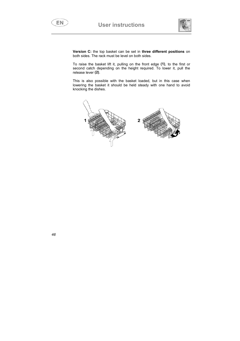 User instructions | Smeg STX1-5 User Manual | Page 34 / 39