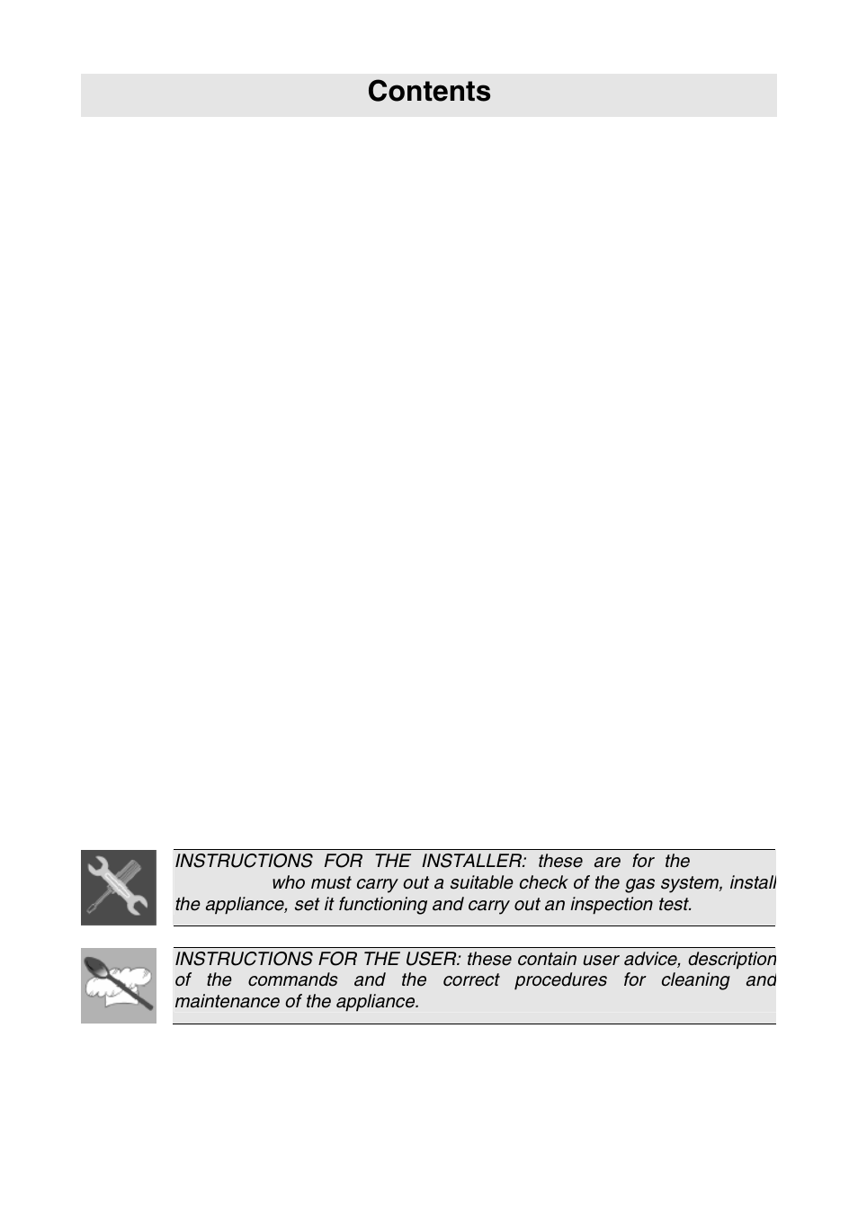 Smeg SER63LPG User Manual | 20 pages