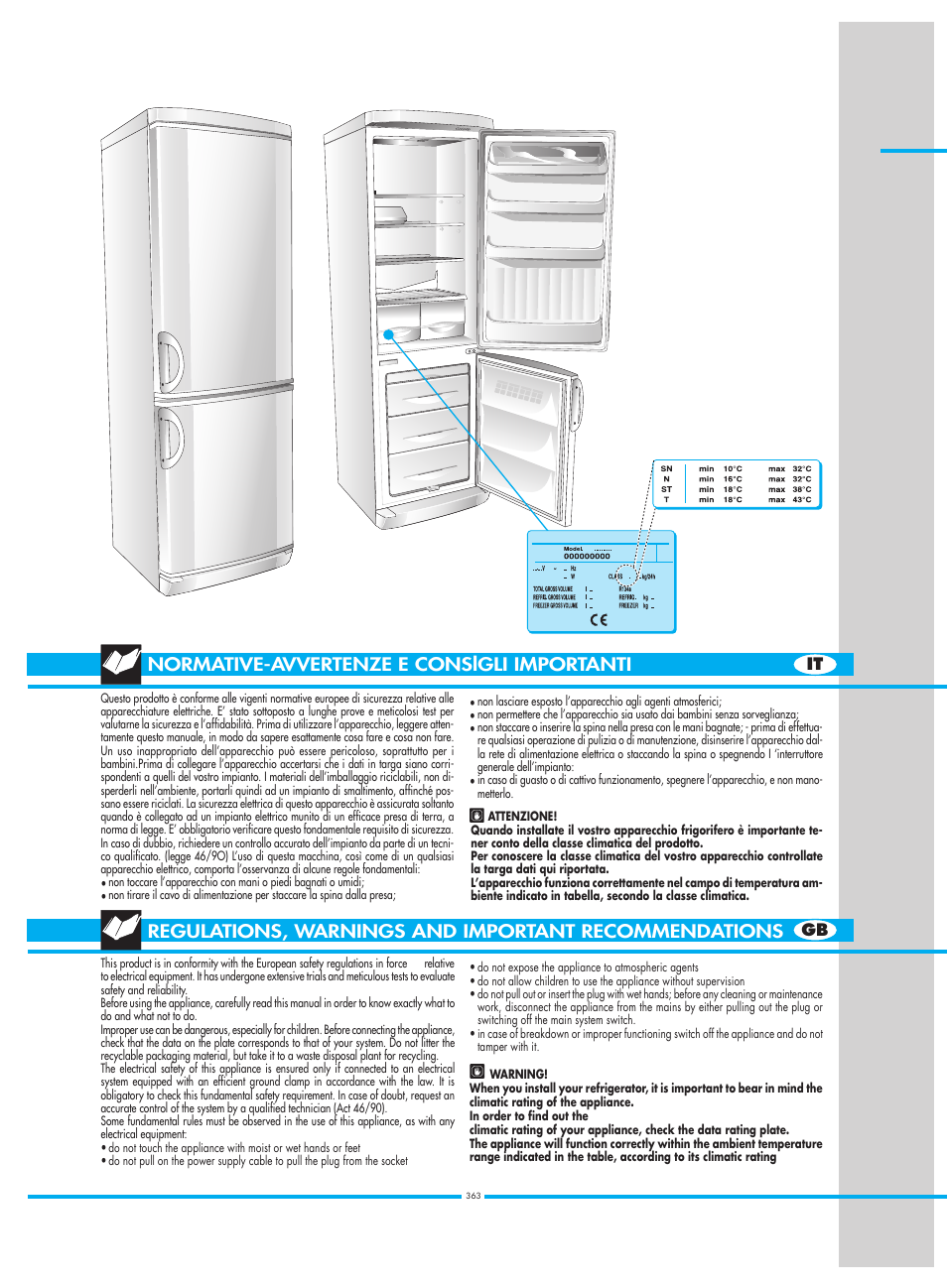 It gb | Smeg CW350RX1 User Manual | Page 2 / 34