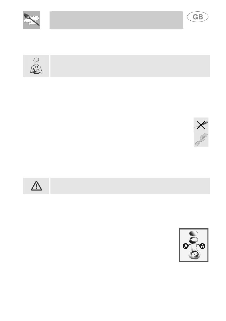 Instructions for the user, Cleaning and maintenance | Smeg A41A User Manual | Page 27 / 31