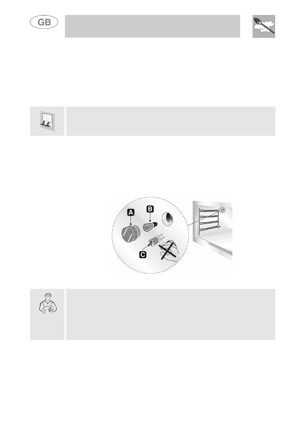 Instructions for the user, Extraordinary maintenance | Smeg A41A User Manual | Page 30 / 31