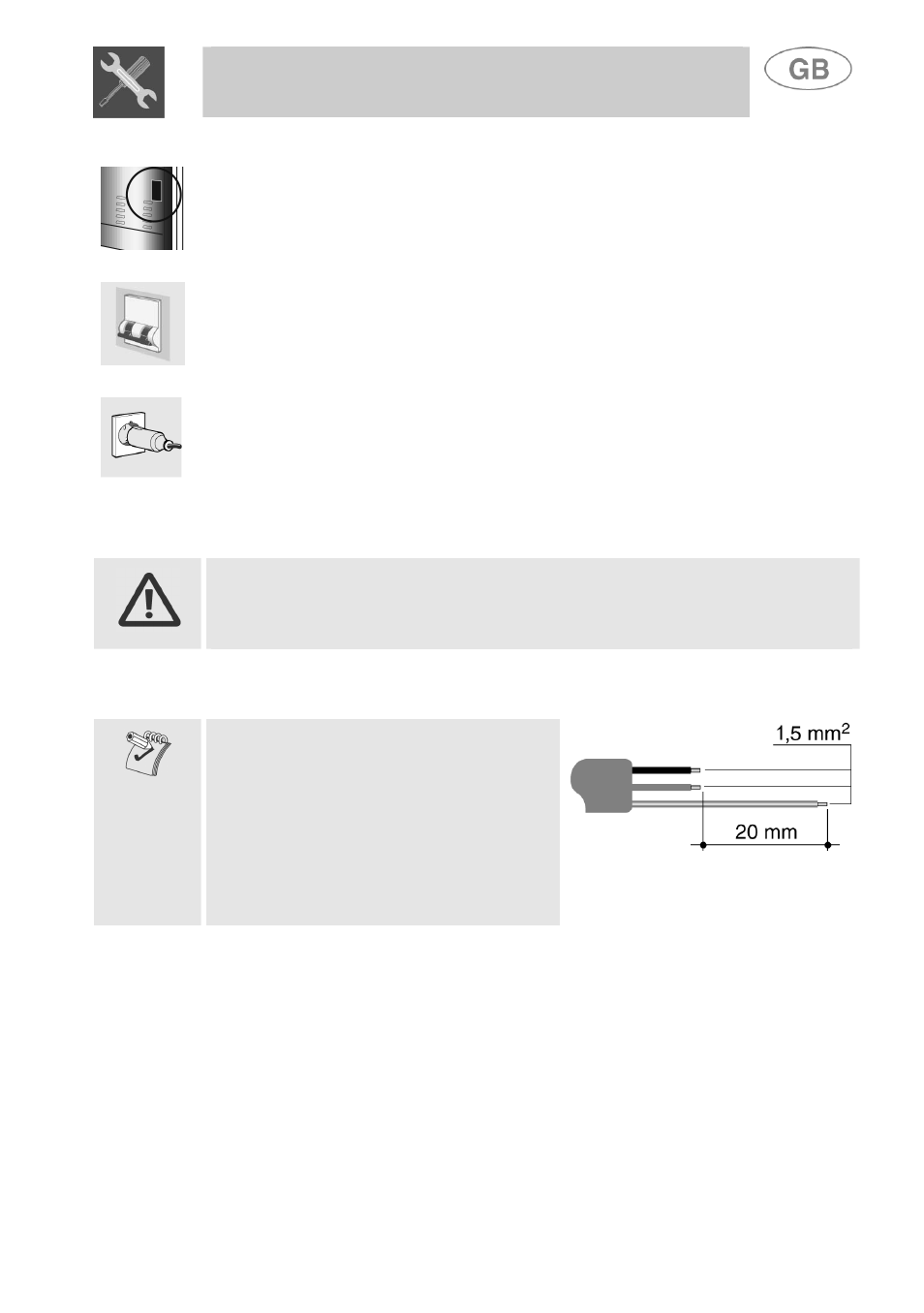 Instructions for the installer | Smeg A41A User Manual | Page 5 / 31