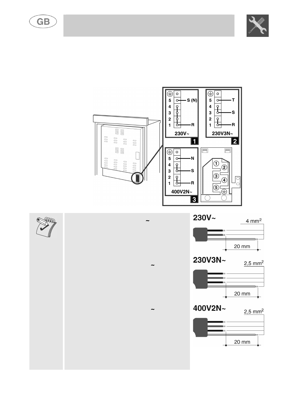 Instructions for the installer | Smeg A41A User Manual | Page 6 / 31