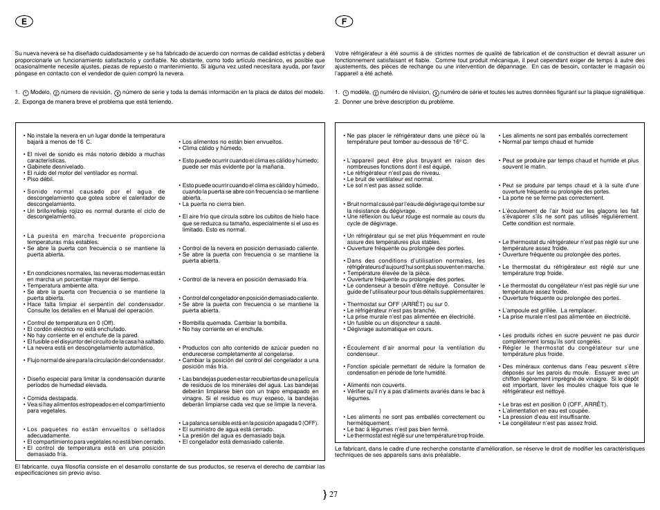 Cómo obtener piezas de repuesto y servicio, Tabla de resolución de problemas, Dépannage et pièces de rechange | Guide de dépannage | Smeg FA561X User Manual | Page 31 / 33