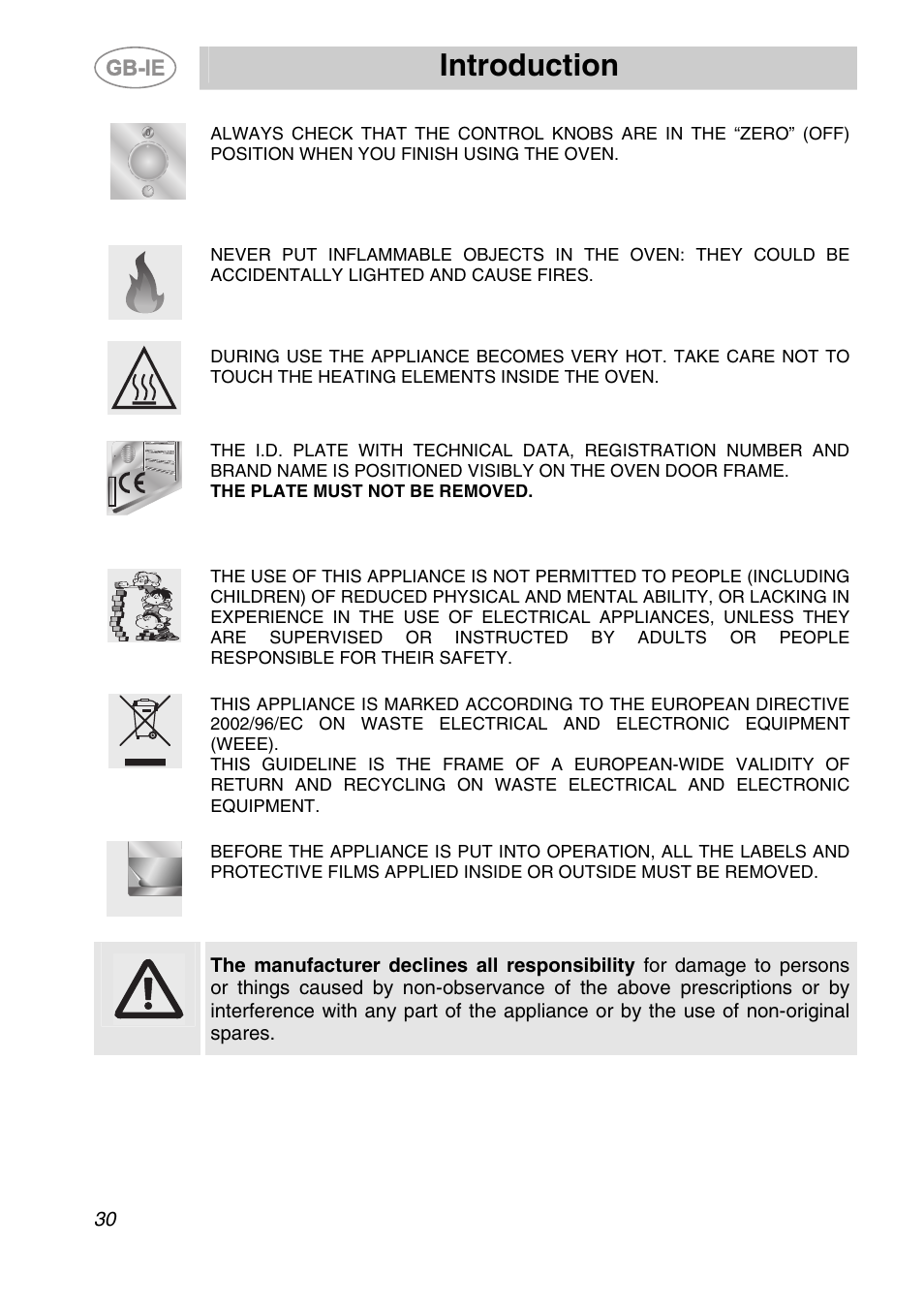 Introduction | Smeg SC170 User Manual | Page 3 / 25