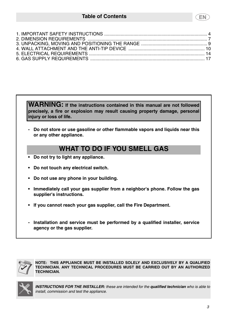 Smeg C9GMXU User Manual | 16 pages