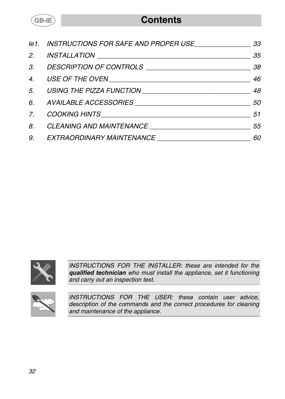 Smeg Electric Multifunction Pizza 166PZ-5 User Manual | 29 pages