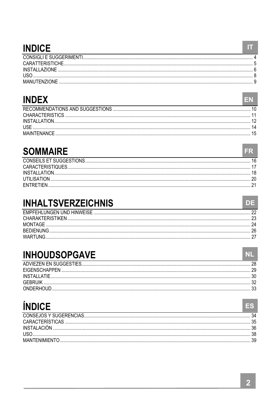 Smeg KSEG5X User Manual | Page 2 / 9