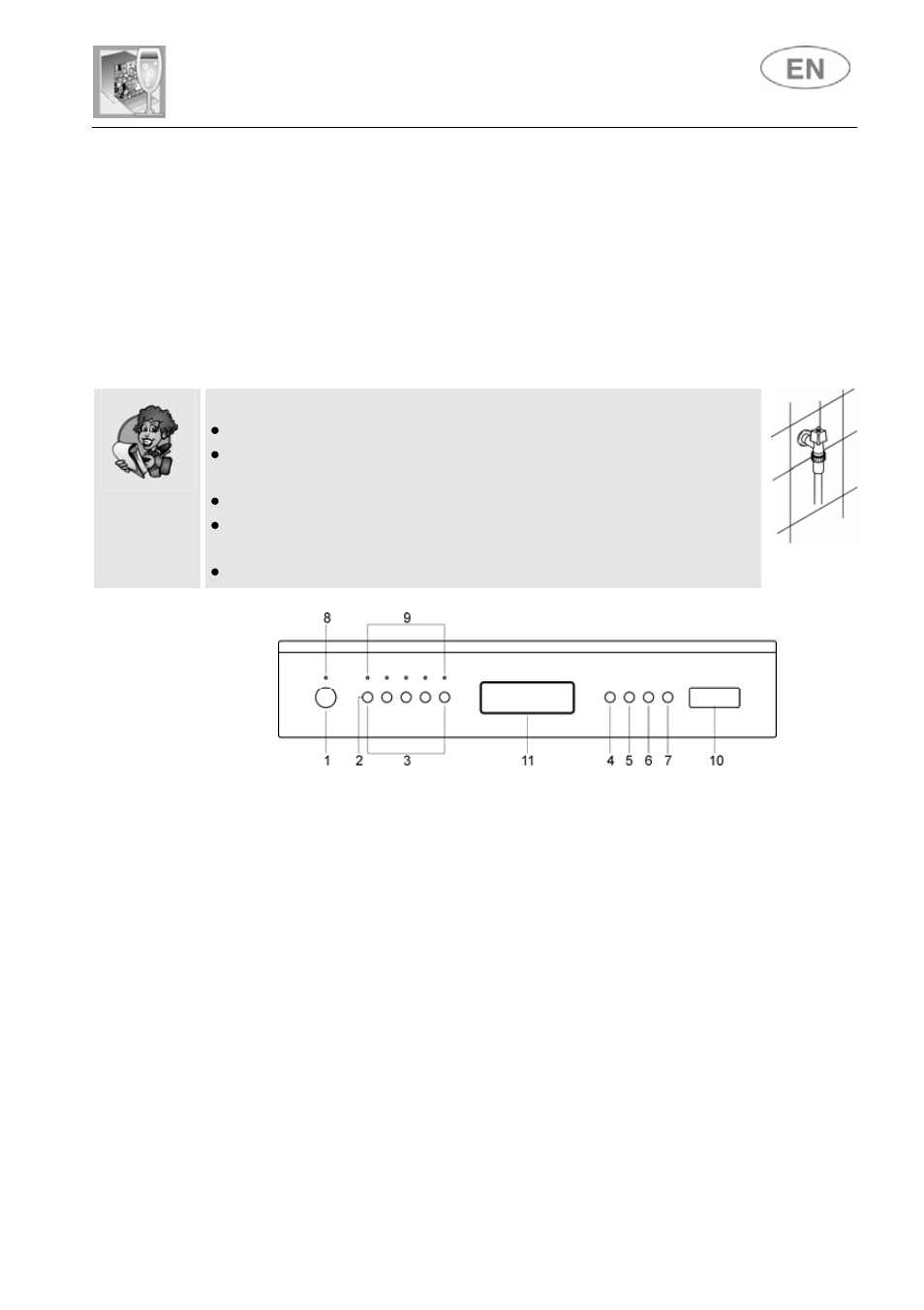 3 washing programs, User instructions | Smeg LSA643BPQ User Manual | Page 12 / 36