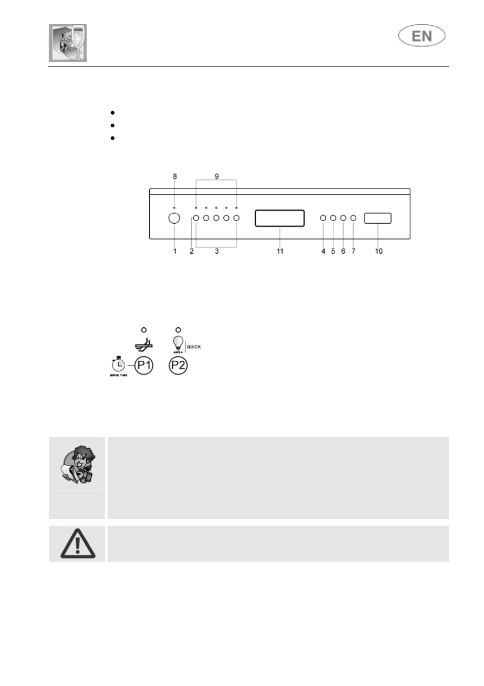 User instructions | Smeg LSA643BPQ User Manual | Page 14 / 36