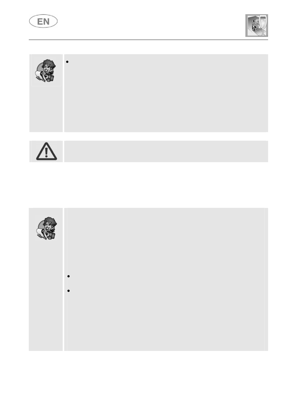 3 general warnings and recommendations, User instructions | Smeg LSA643BPQ User Manual | Page 23 / 36