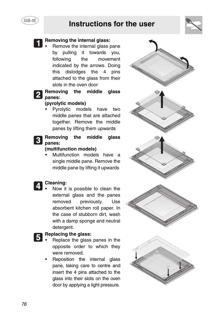 Instructions for the user | Smeg SC112-2 User Manual | Page 35 / 39