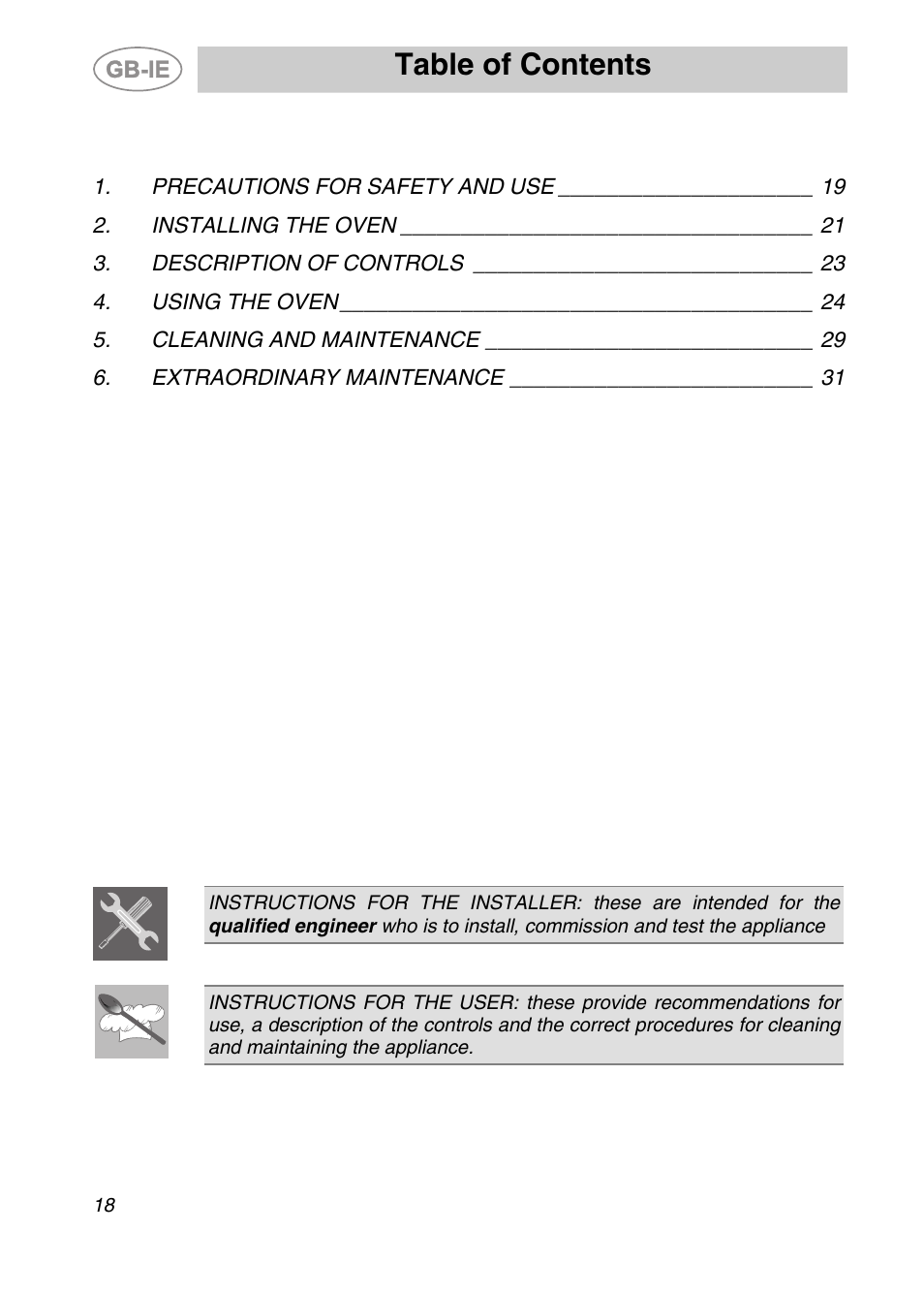 Smeg ALFA135BE User Manual | 15 pages