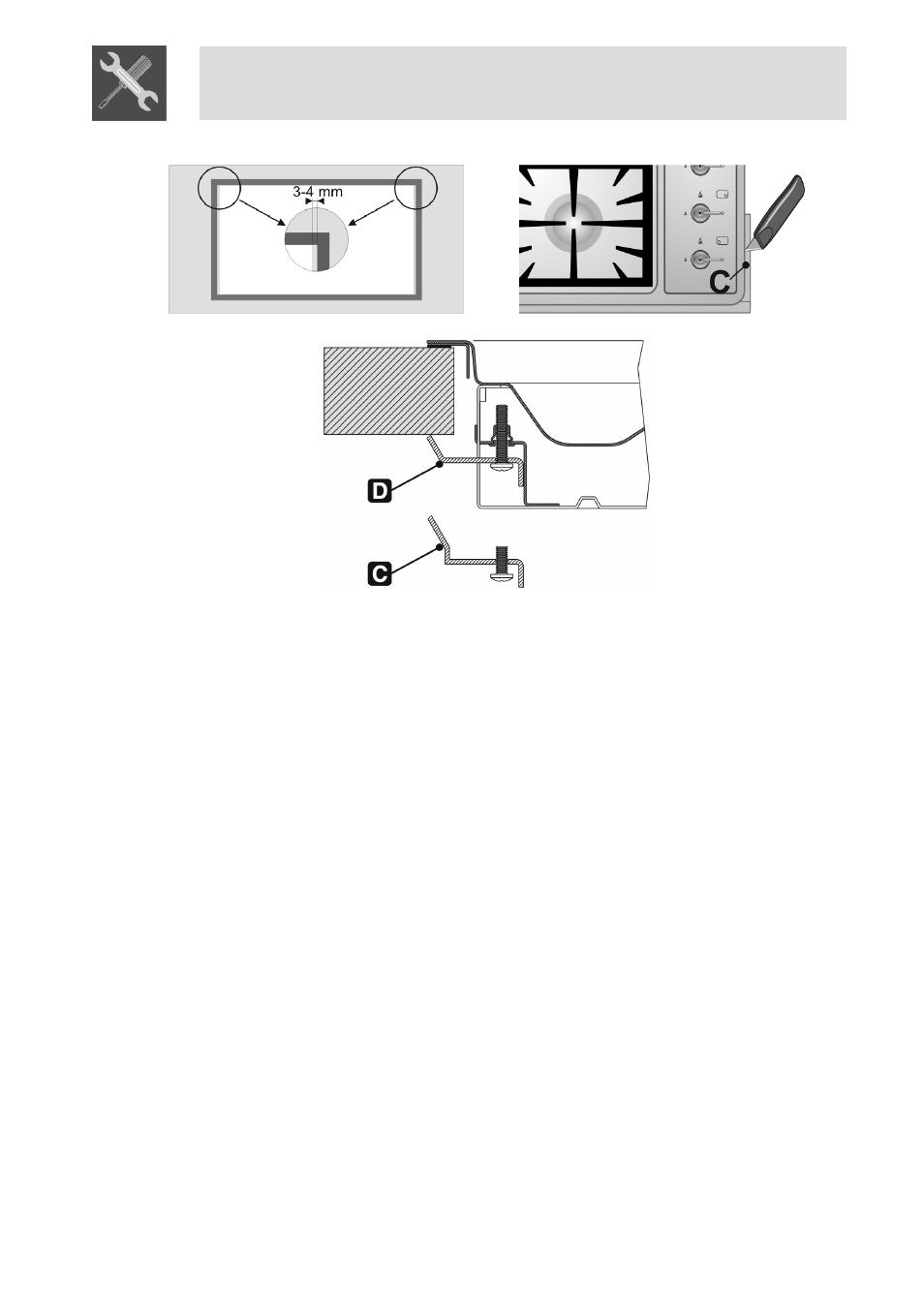 Instructions for the installer | Smeg PGFA95F User Manual | Page 5 / 20
