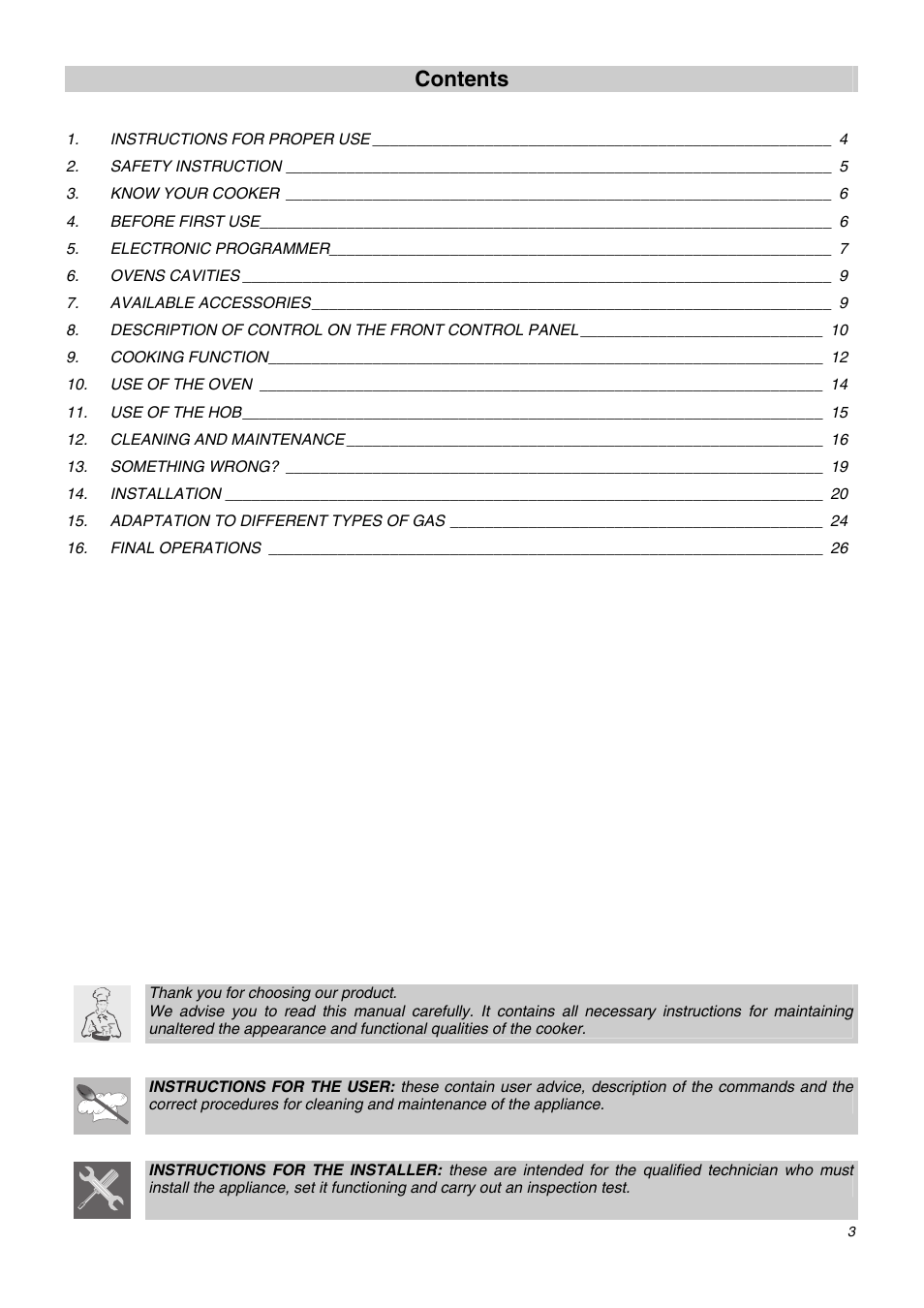 Smeg SA62MFX5 User Manual | 24 pages