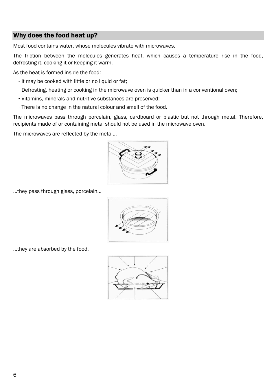 Why does the food heat up | Smeg FME20EX1 User Manual | Page 10 / 155