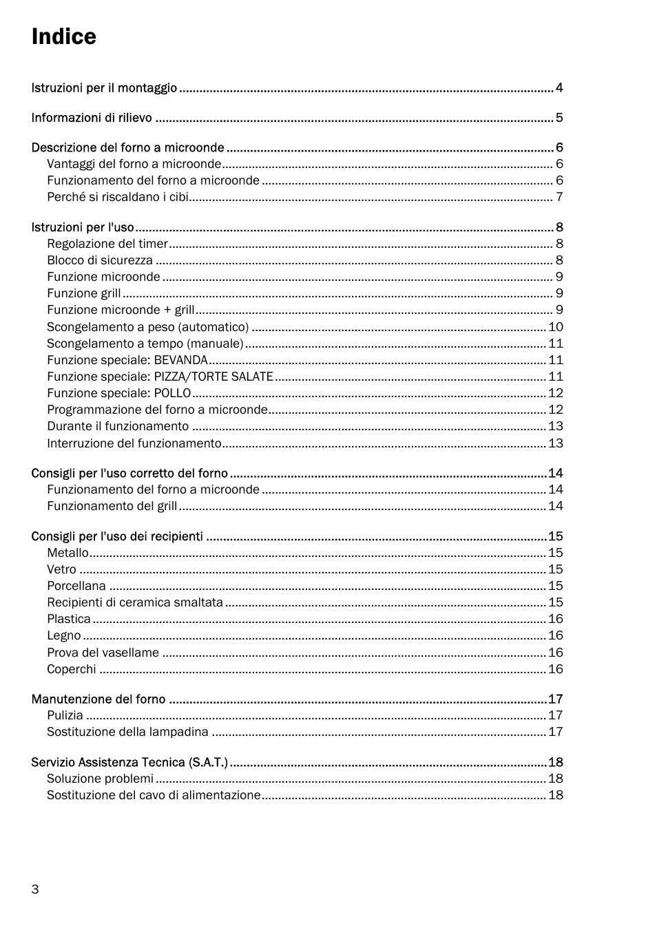 Indice | Smeg FME20EX1 User Manual | Page 77 / 155