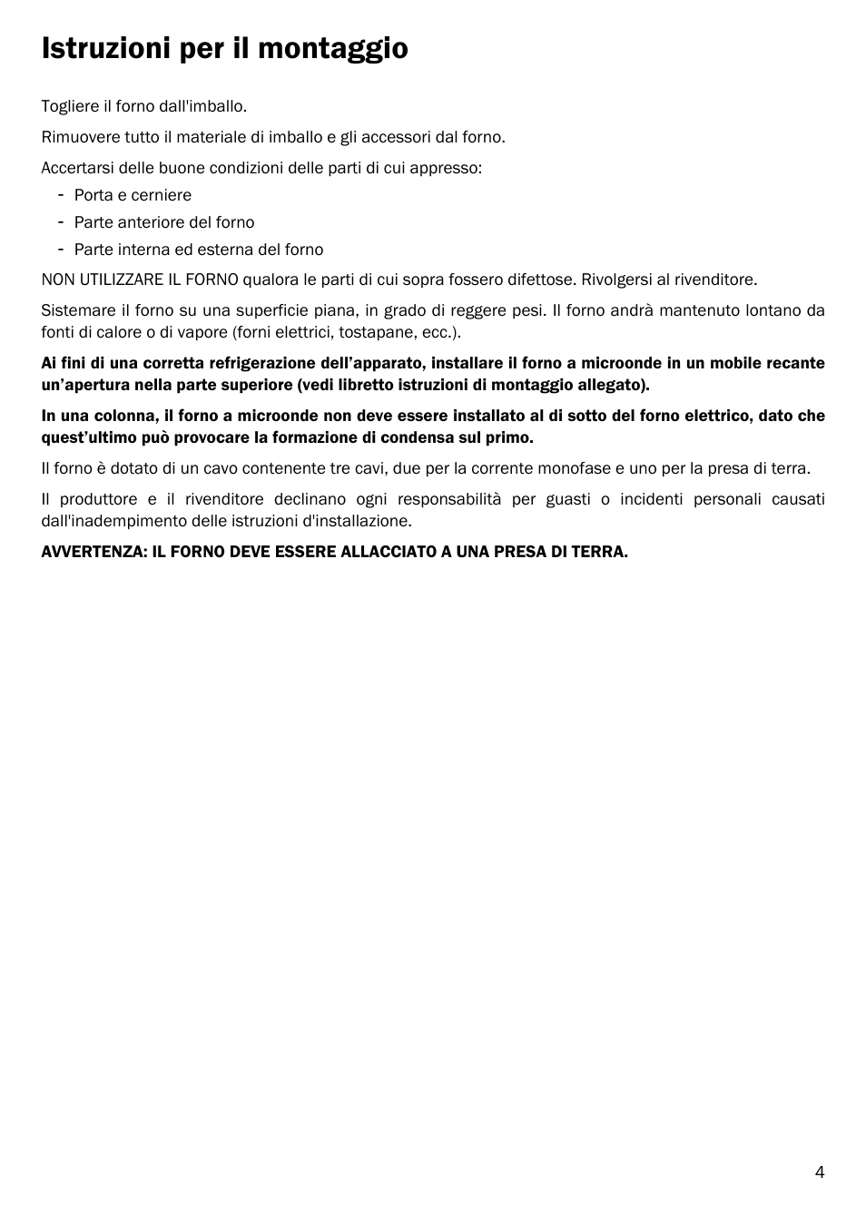 Istruzioni per il montaggio | Smeg FME20EX1 User Manual | Page 78 / 155