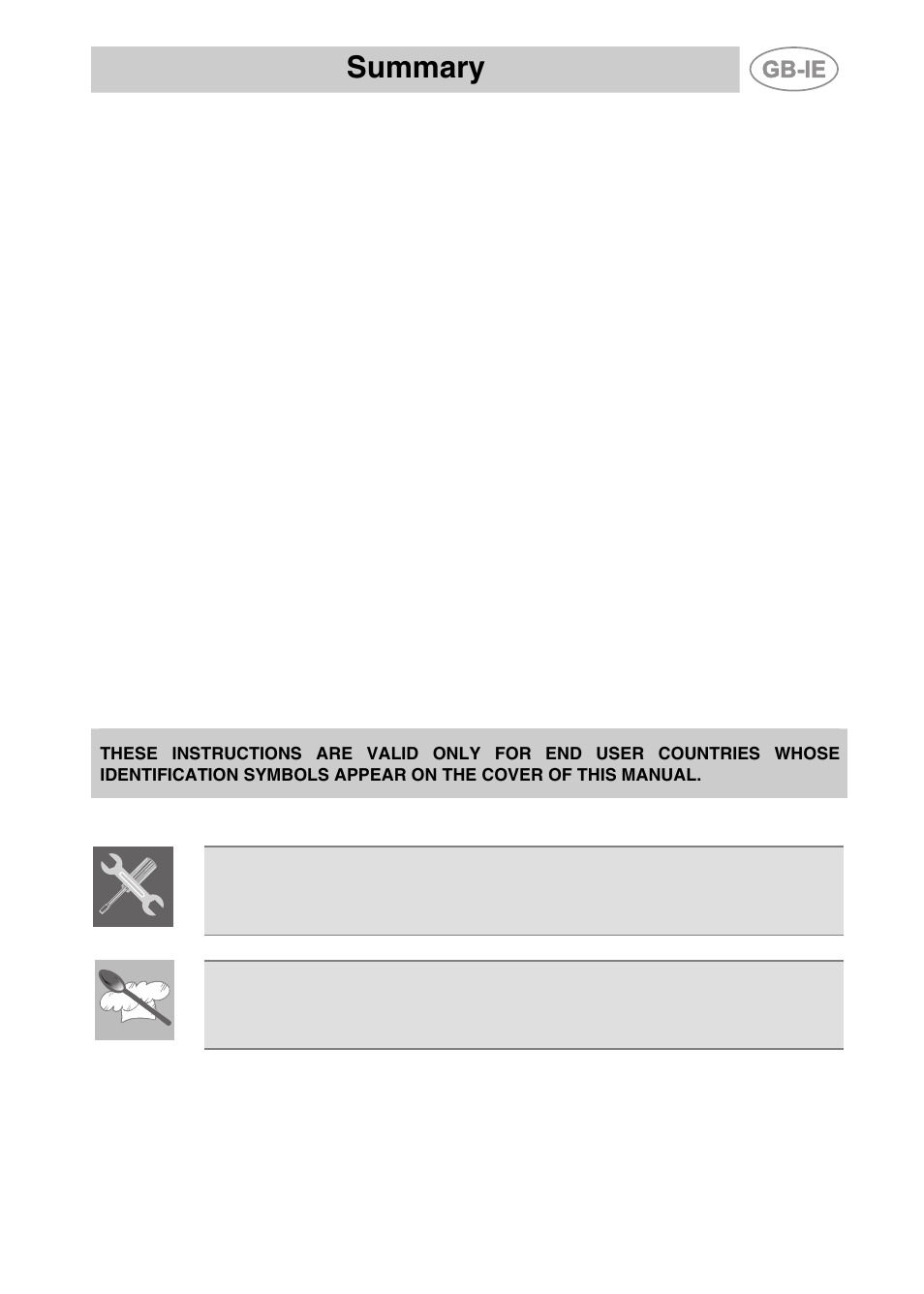 Smeg PGF95K-3 User Manual | 16 pages