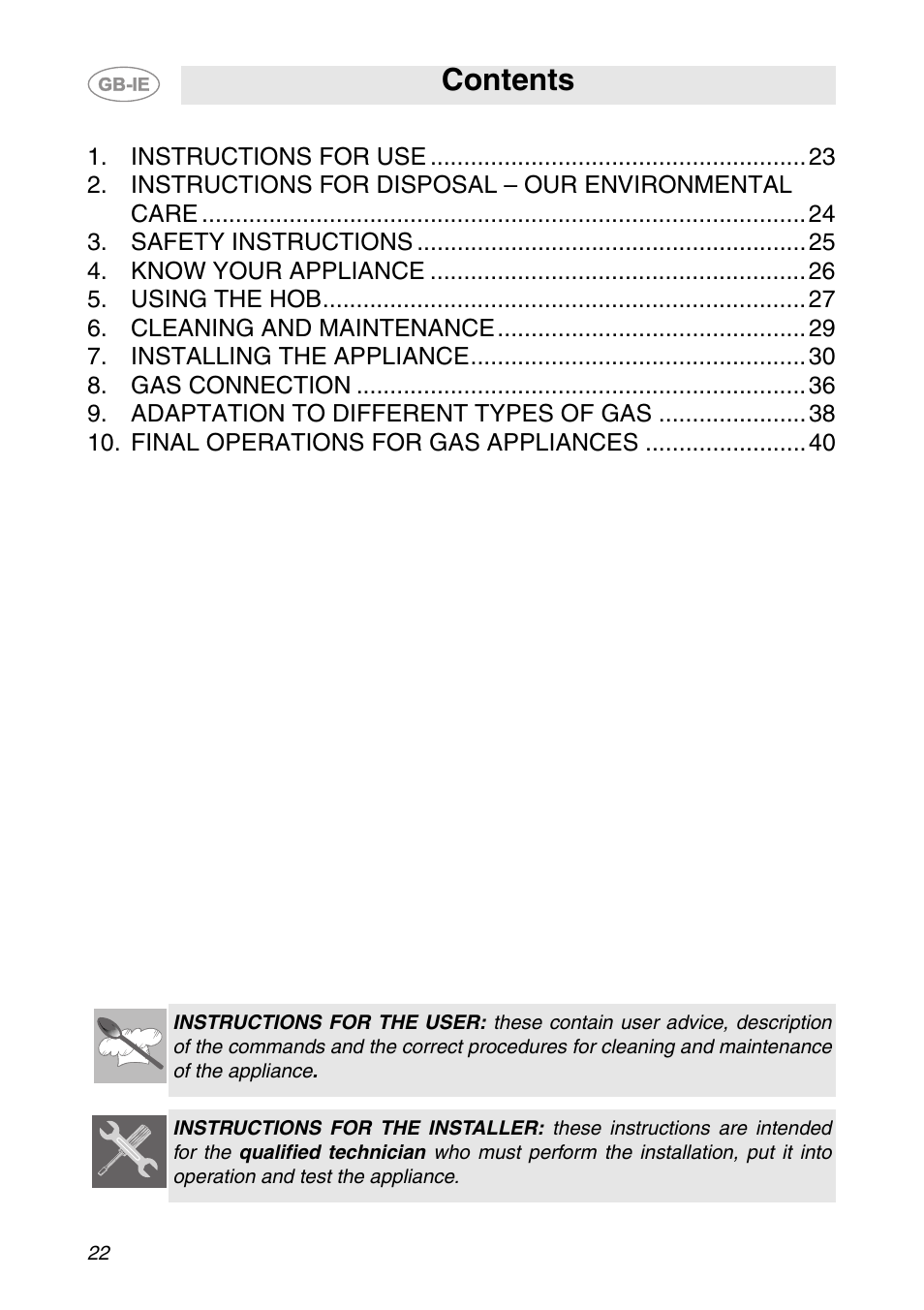 Smeg HB96CSS-3 User Manual | 19 pages