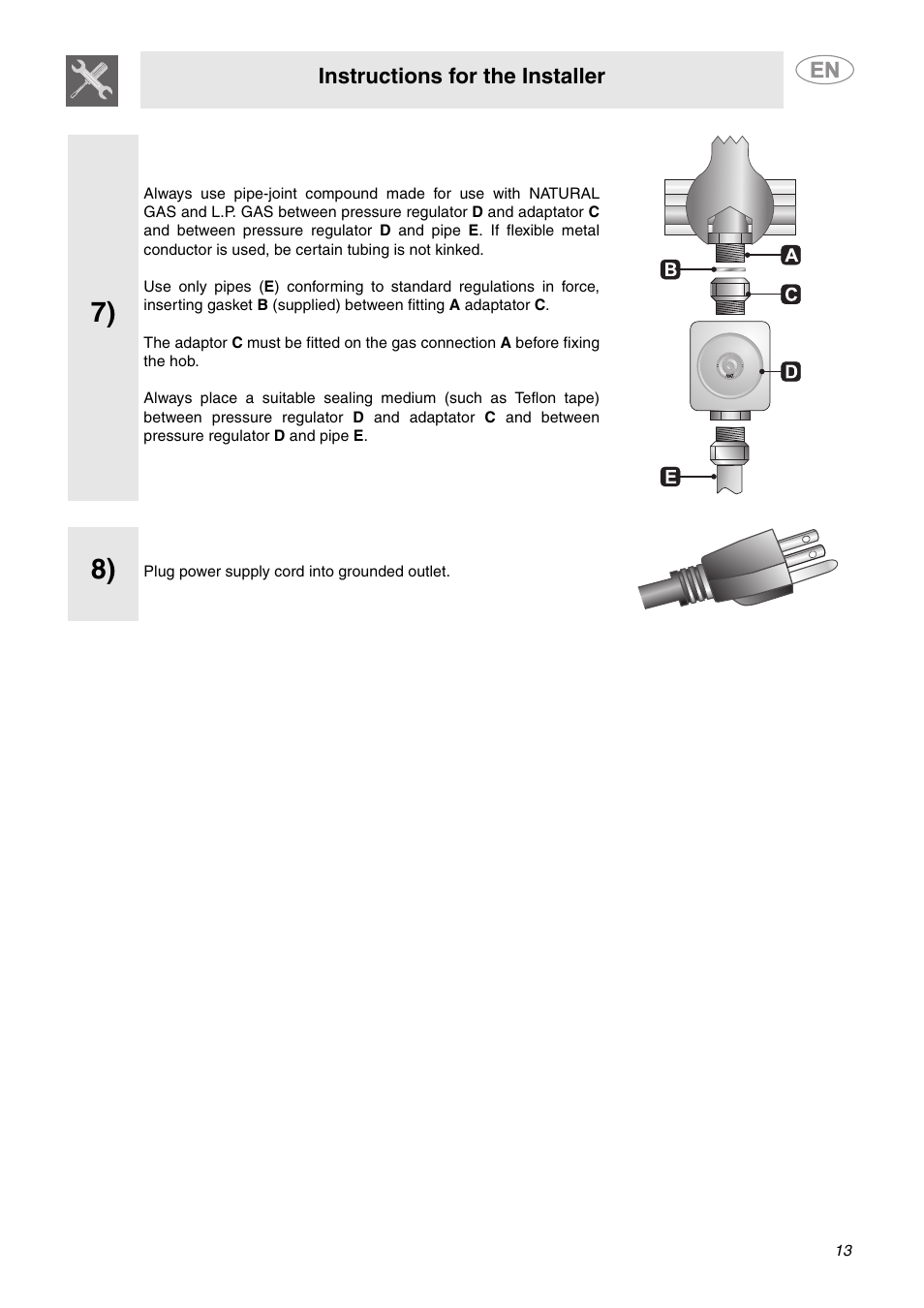 Smeg PU64 User Manual | Page 11 / 15