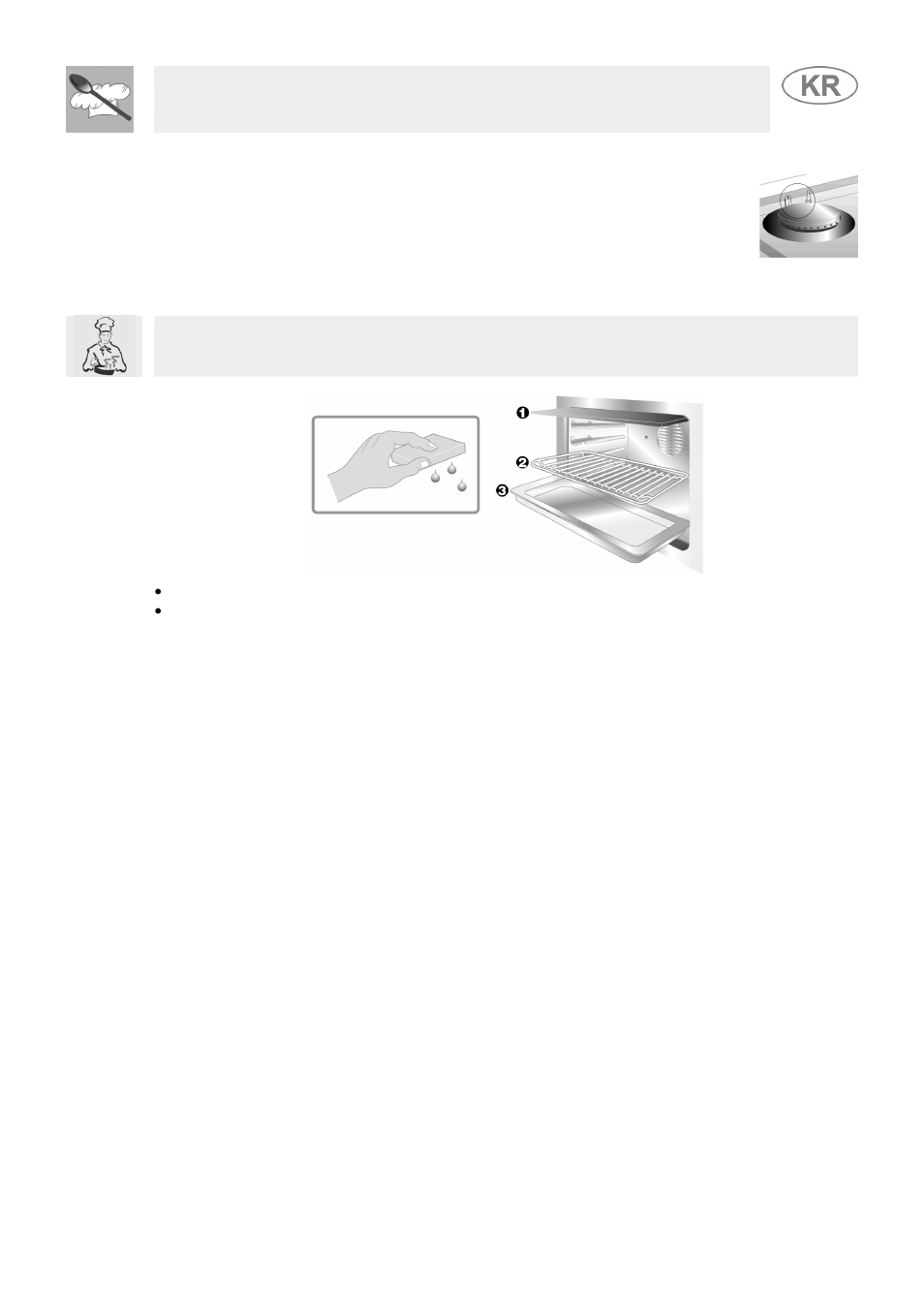 The spark plugs and thermocouples, Cleaning of oven, Door glass | Instruction for the user | Smeg JGFC34SKB User Manual | Page 29 / 32