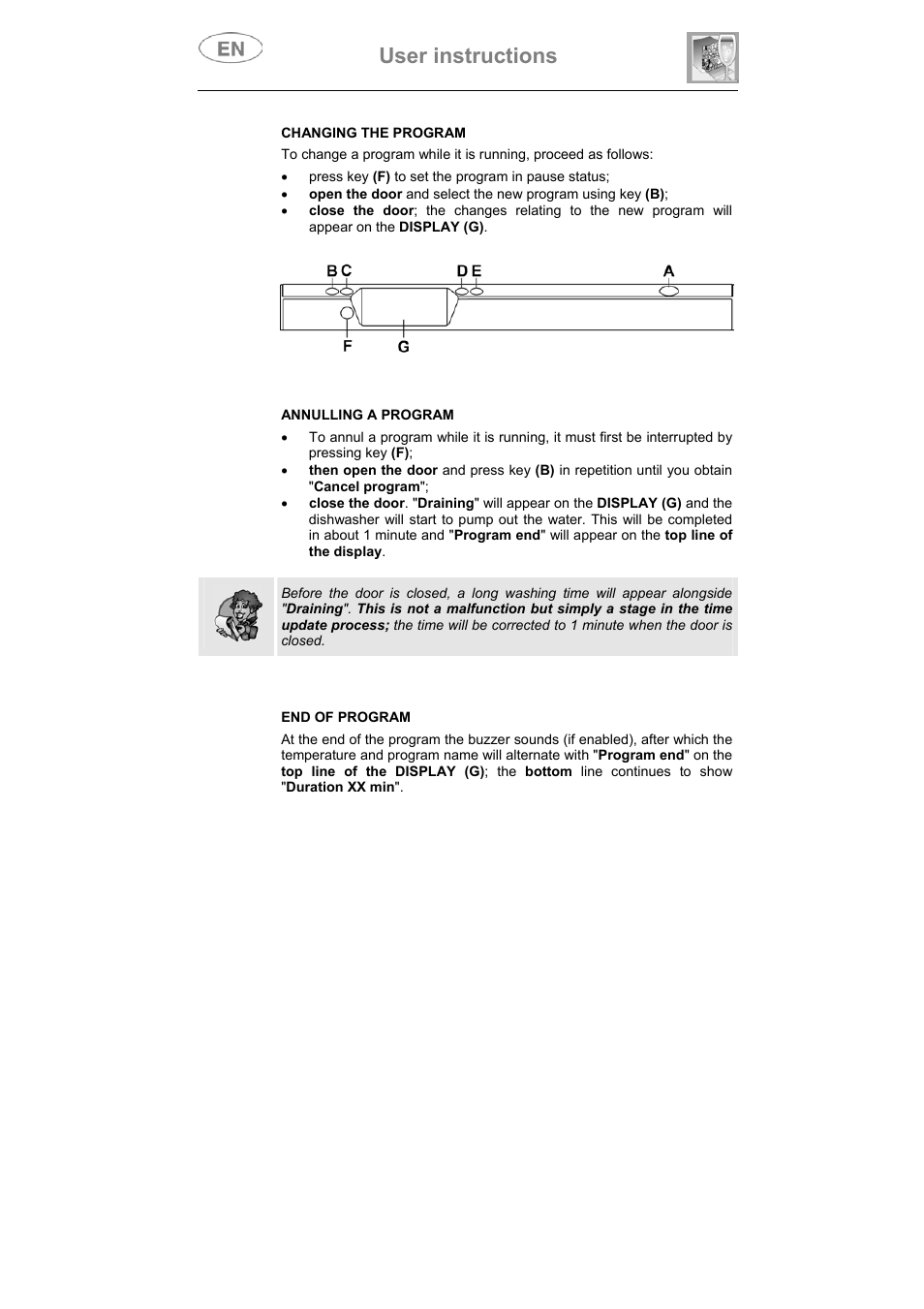 User instructions | Smeg ST1146SE User Manual | Page 9 / 48